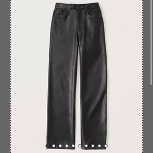 NWT Abercrombie & Fitch Faux Leather Pants